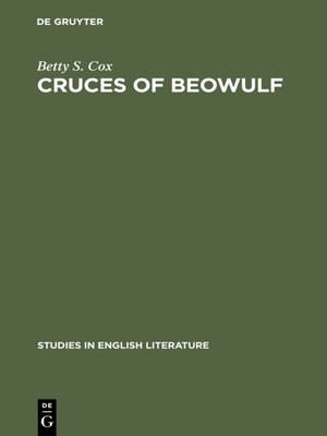 cover image of Cruces of Beowulf